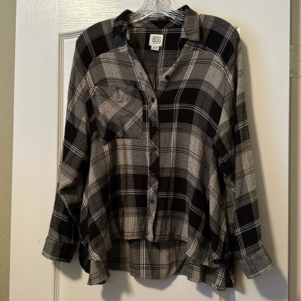 Urban Outfitters plaid top NWOT